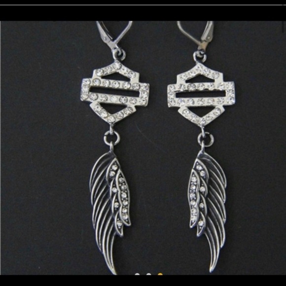 Harley-Davidson Jewelry - - Limited! Harley Wing Earrings